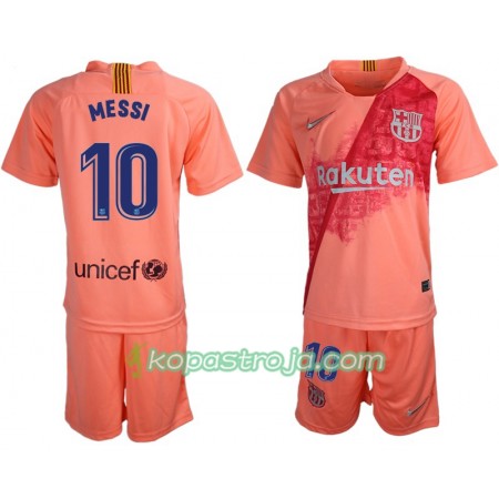 Billiga Fotbollströjor FC Barcelona Messi 10 Barn Tredje tröja 2018/19 Kortärmad